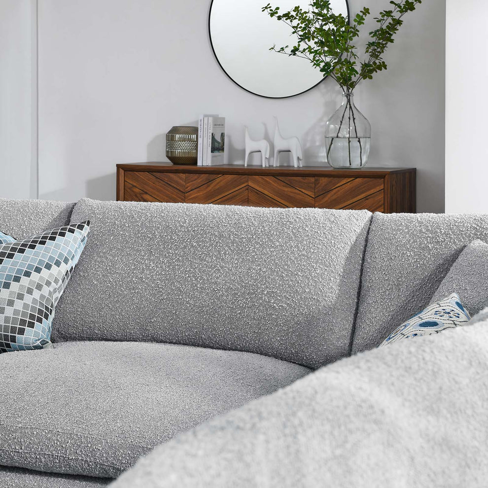 Commix Down Filled Overstuffed Boucle Fabric 5-Piece Sectional Sofa By Modway - EEI-6367 | Sectional | Modishstore - 14