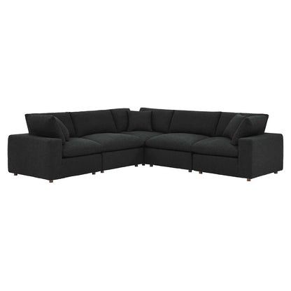 Commix Down Filled Overstuffed Boucle 5-Piece Sectional Sofa By Modway - EEI-6368 | Sectional | Modishstore - 2