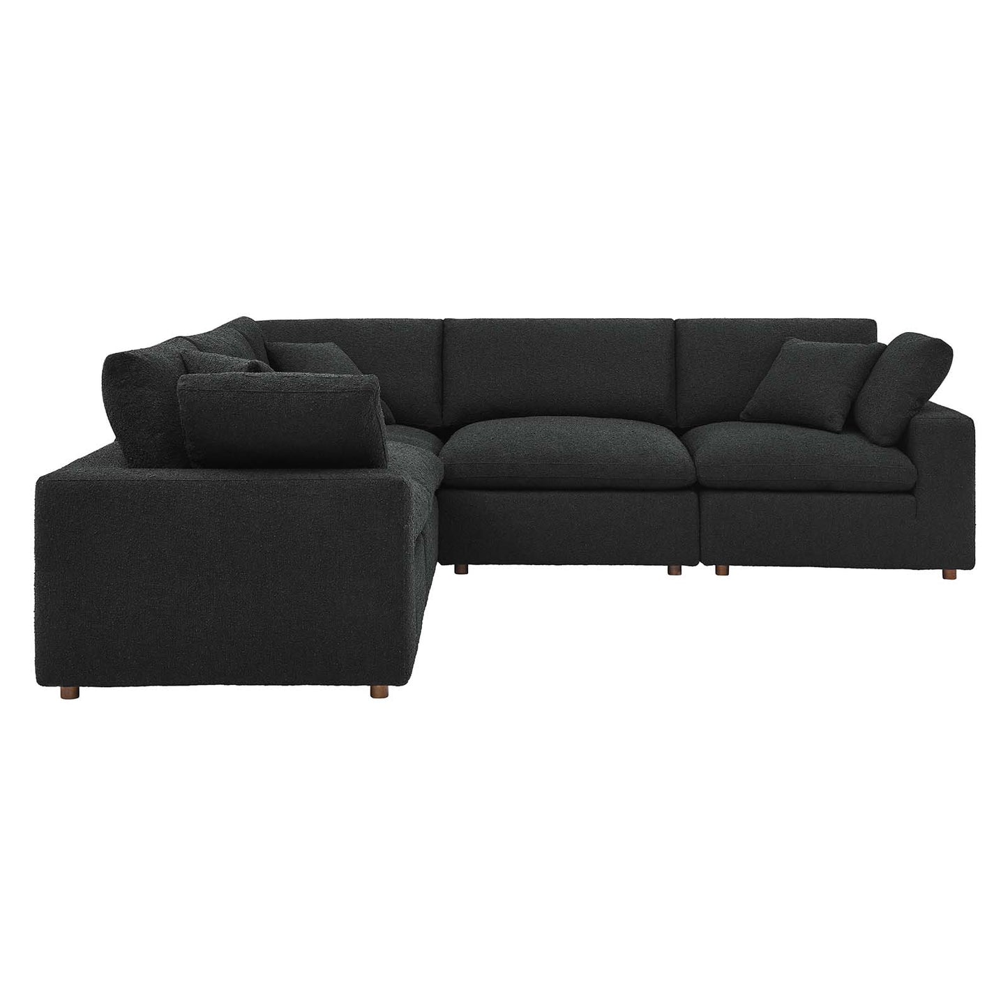 Commix Down Filled Overstuffed Boucle 5-Piece Sectional Sofa By Modway - EEI-6368 | Sectional | Modishstore - 3