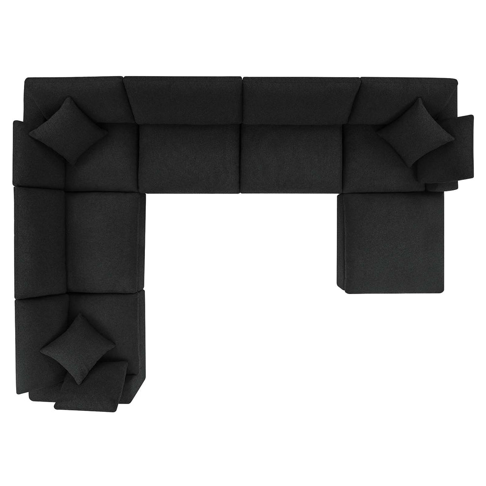 Commix Down Filled Overstuffed Boucle 7-Piece Sectional Sofa By Modway - EEI-6370 | Sectional | Modishstore - 3