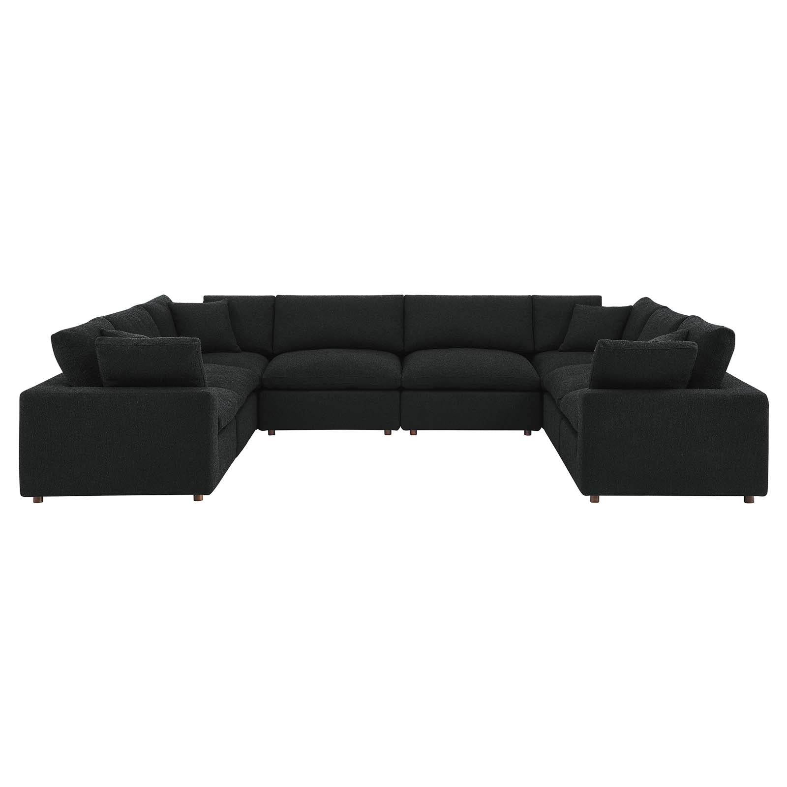 Commix Down Filled Overstuffed Boucle Fabric 8-Piece Sectional Sofa By Modway - EEI-6371 | Sectional | Modishstore - 2
