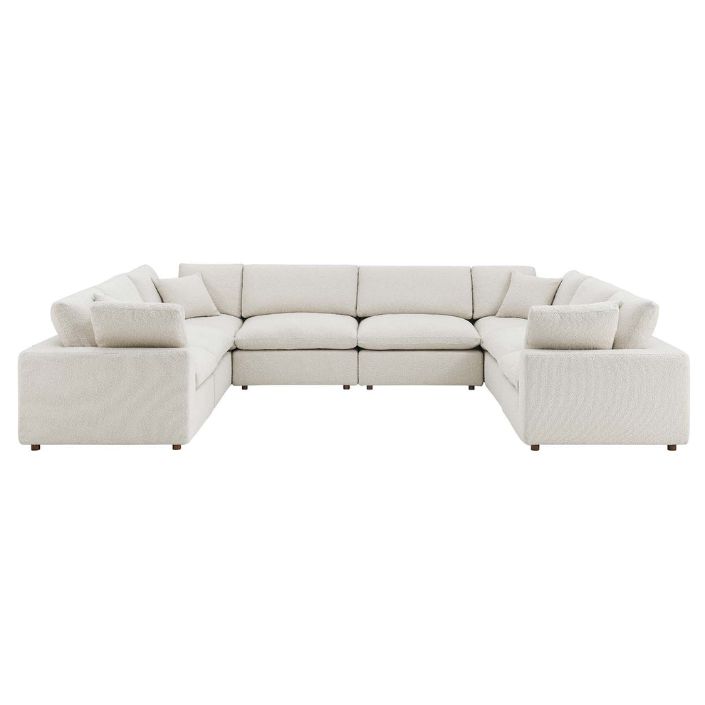 Commix Down Filled Overstuffed Boucle Fabric 8-Piece Sectional Sofa By Modway - EEI-6371 | Sectional | Modishstore - 6