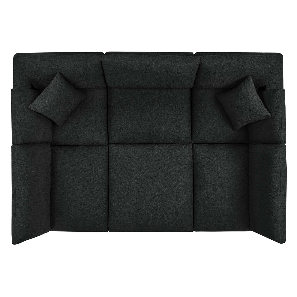 Commix Down Filled Overstuffed Boucle Fabric 6-Piece Sectional Sofa By Modway - EEI-6372 | Sectional | Modishstore - 3