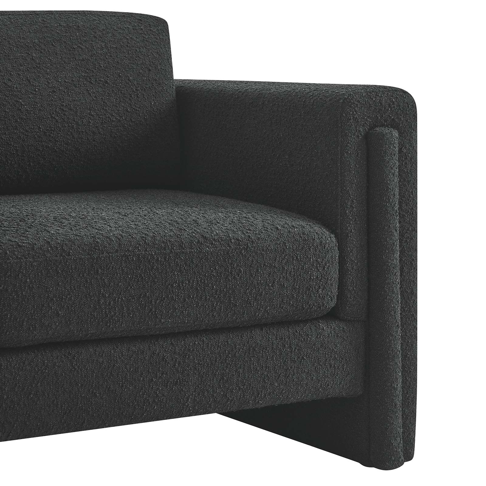 Visible Boucle Fabric Armchair By Modway - EEI-6374 | Armchairs | Modishstore - 6