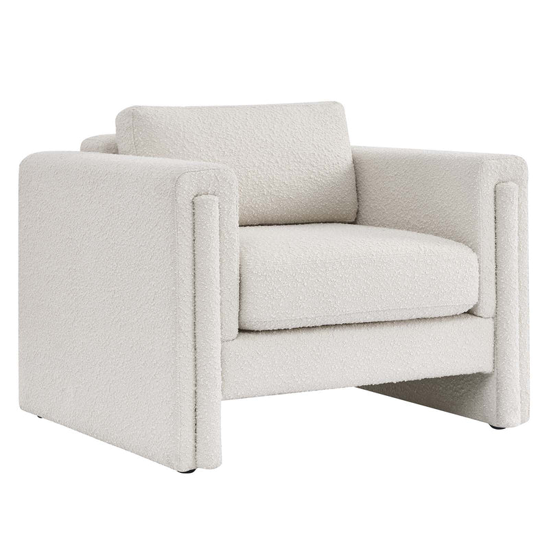 Visible Boucle Fabric Armchair By Modway - EEI-6374 | Armchairs | Modishstore - 10