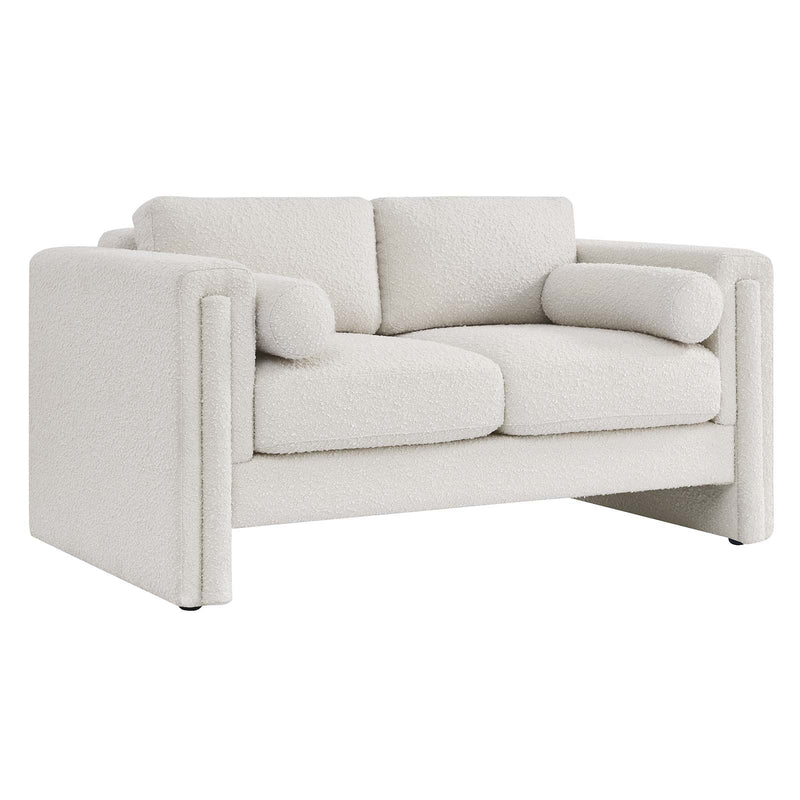 Visible Boucle Fabric Loveseat By Modway - EEI-6376 | Loveseats | Modishstore - 10