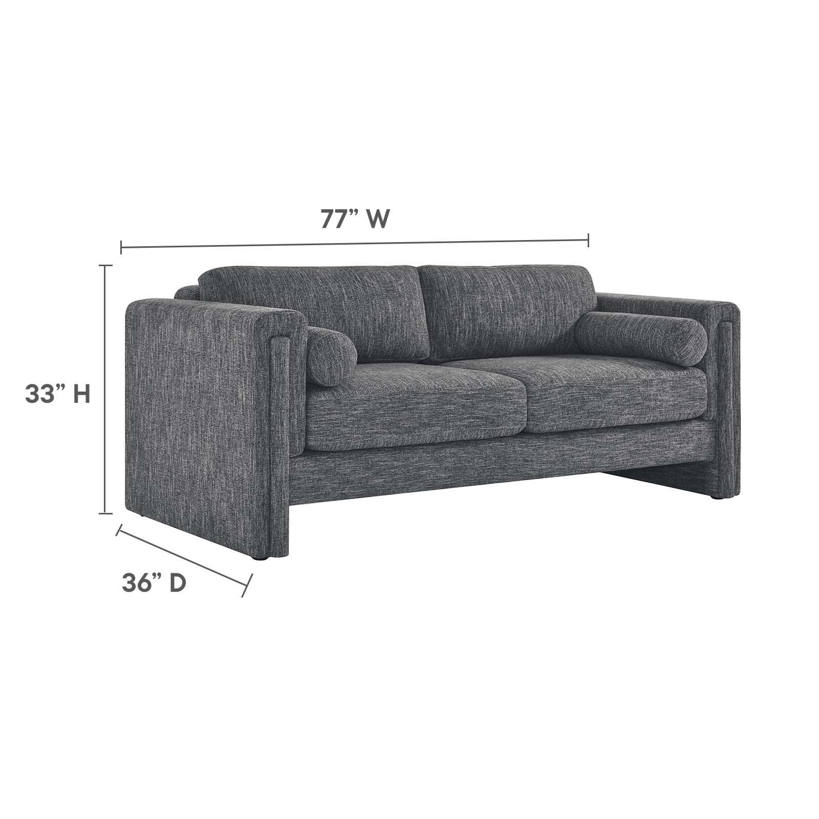Visible Fabric Sofa By Modway - EEI-6377 | Sofas | Modishstore - 8