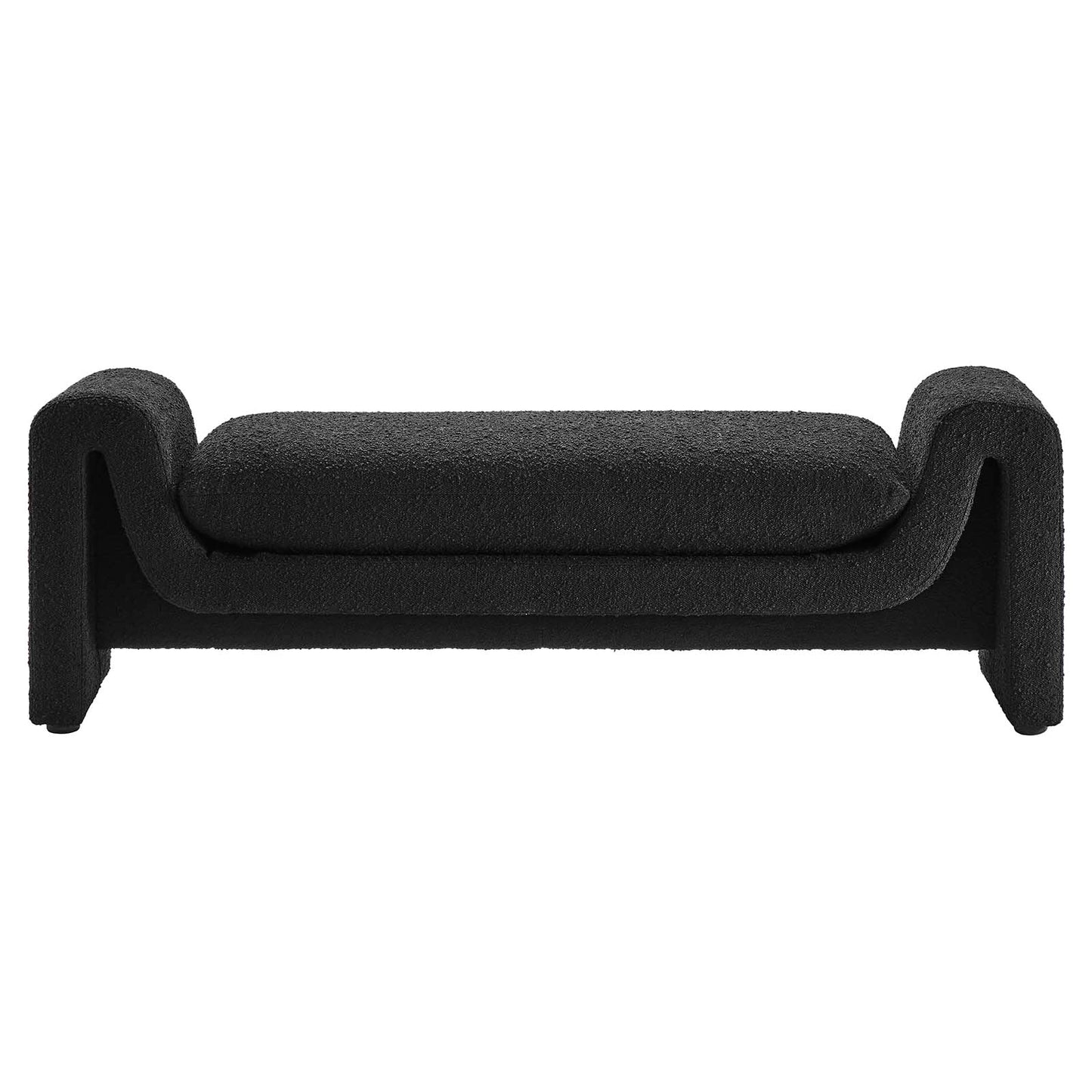 Waverly Boucle Fabric Bench By Modway - EEI-6379 | Benches | Modishstore - 4