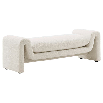 Waverly Boucle Fabric Bench By Modway - EEI-6379 | Benches | Modishstore - 9