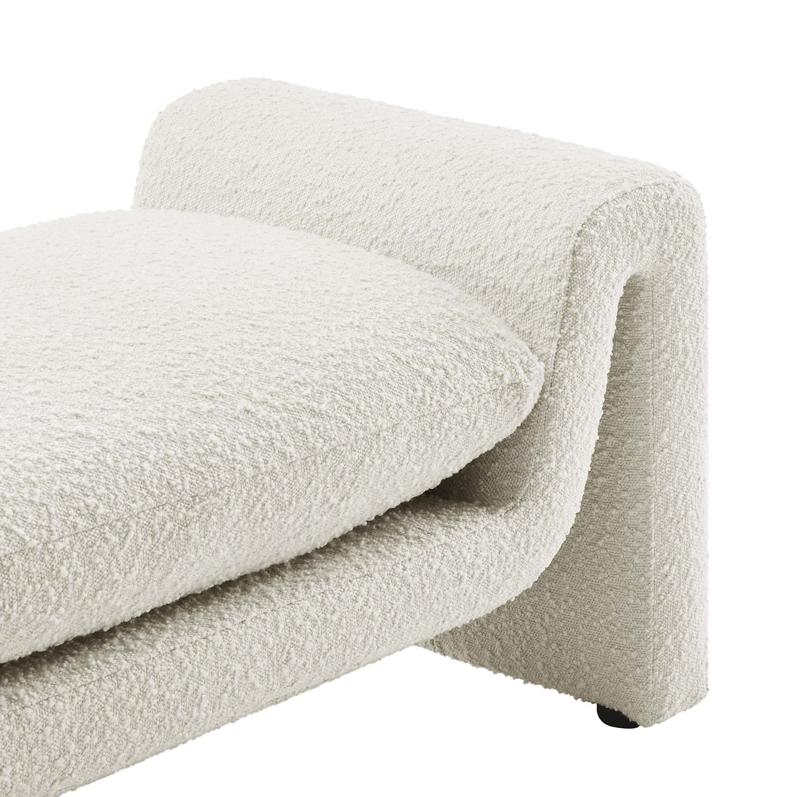 Waverly Boucle Fabric Bench By Modway - EEI-6379 | Benches | Modishstore - 12