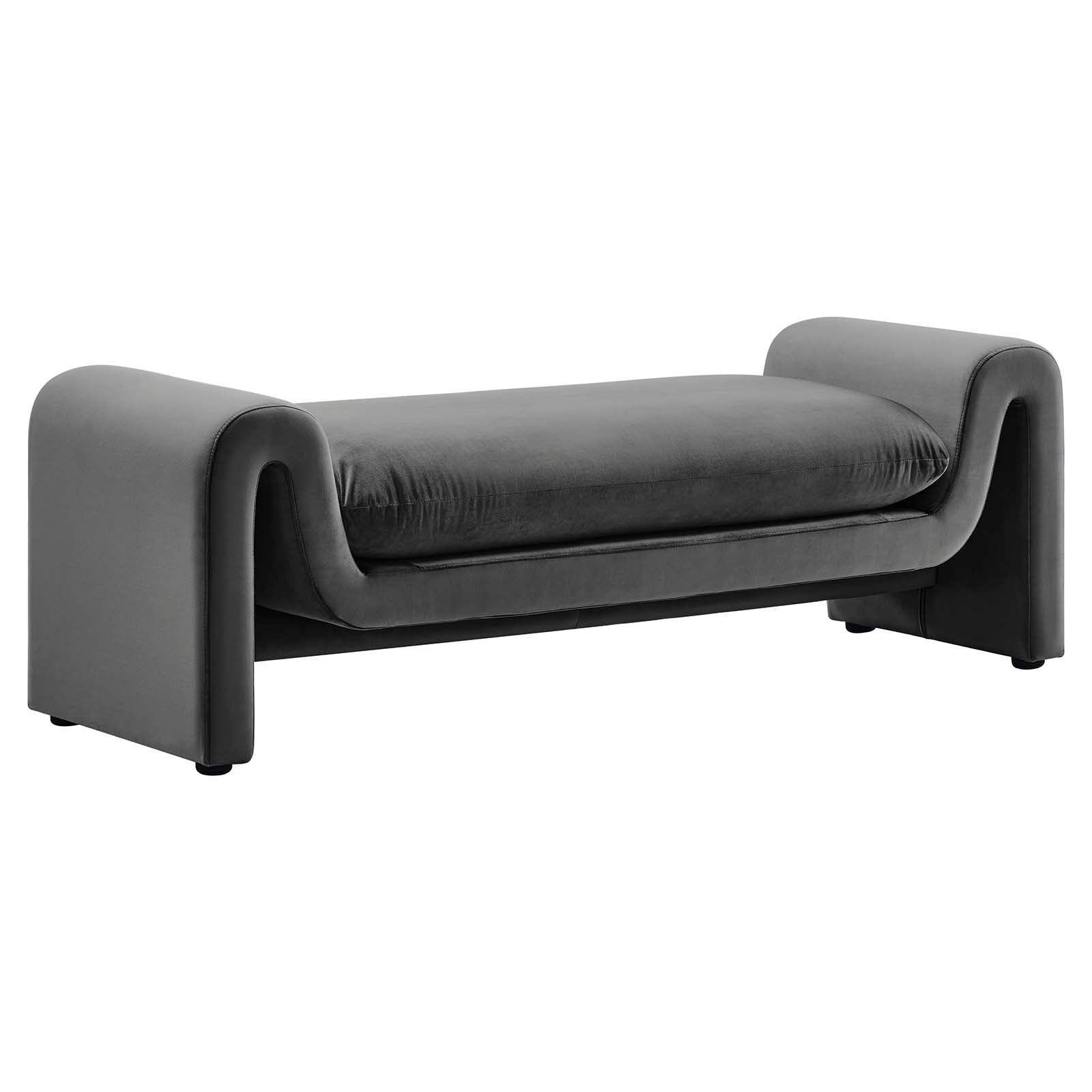 Waverly Performance Velvet Bench By Modway - EEI-6380 | Benches | Modishstore - 9