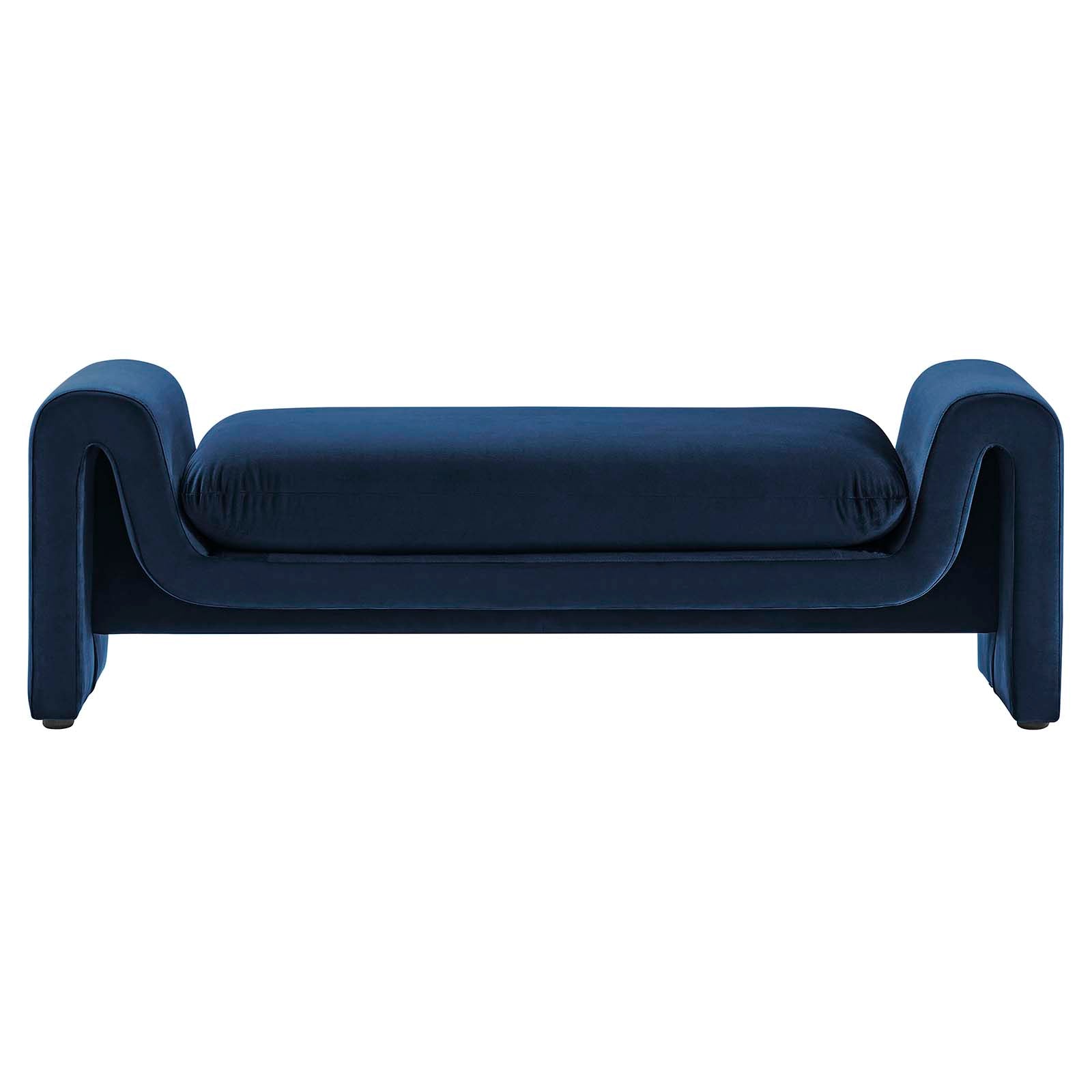 Waverly Performance Velvet Bench By Modway - EEI-6380 | Benches | Modishstore - 19
