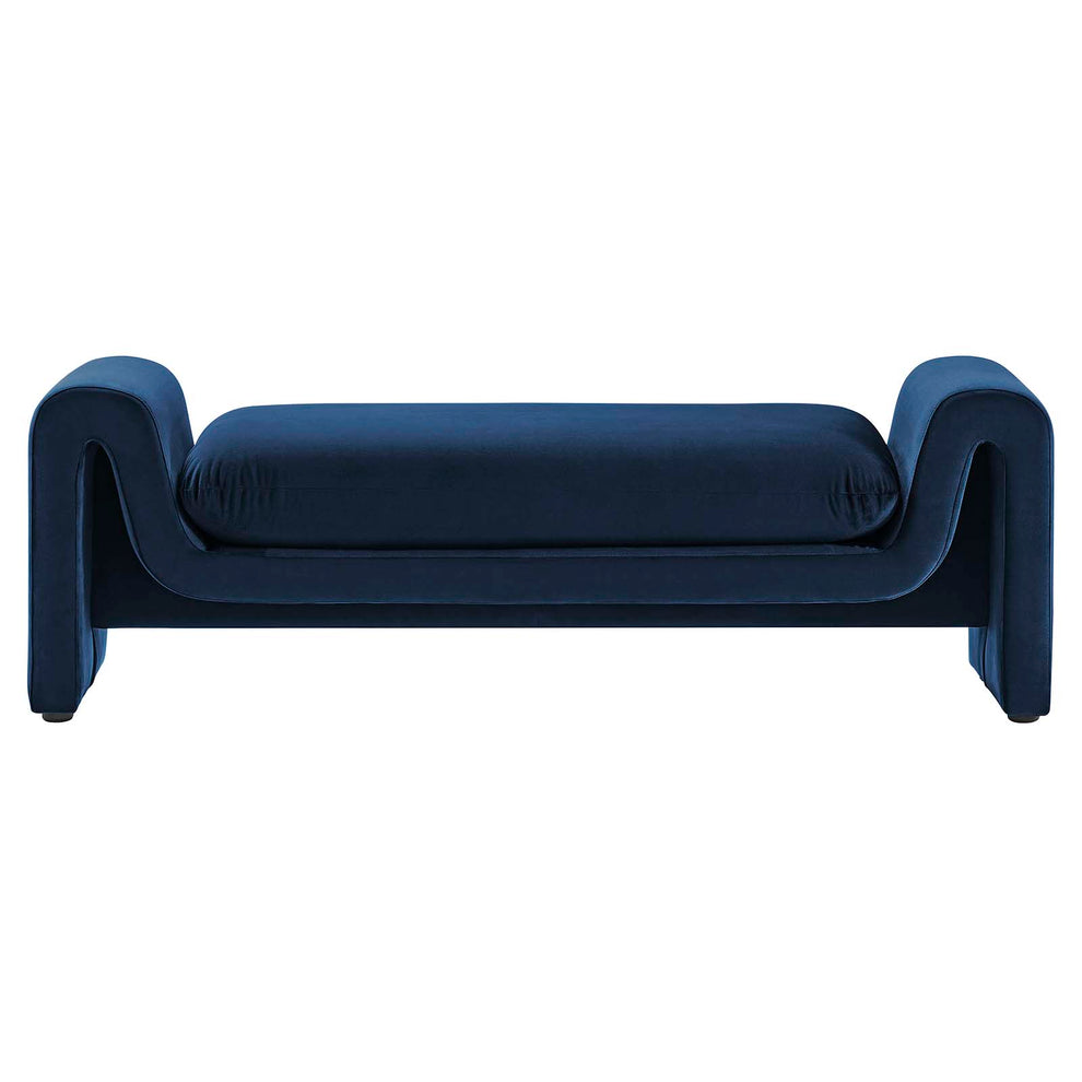 Waverly Performance Velvet Bench By Modway - EEI-6380 | Benches | Modishstore - 19
