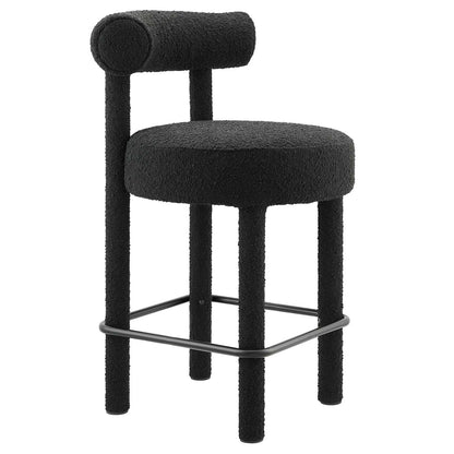 Toulouse Boucle Fabric Counter Stool By Modway - EEI-6383 | Counter Stools | Modishstore - 2