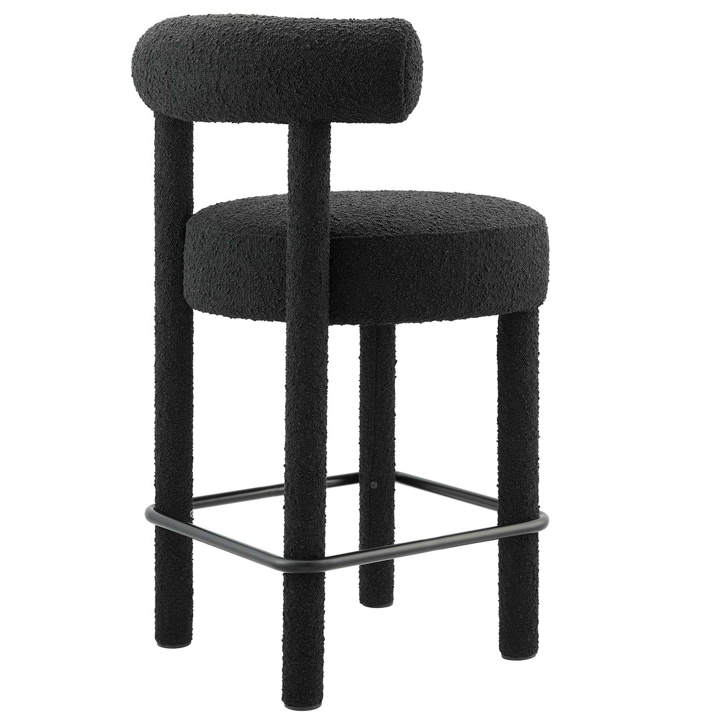 Toulouse Boucle Fabric Counter Stool By Modway - EEI-6383 | Counter Stools | Modishstore - 4