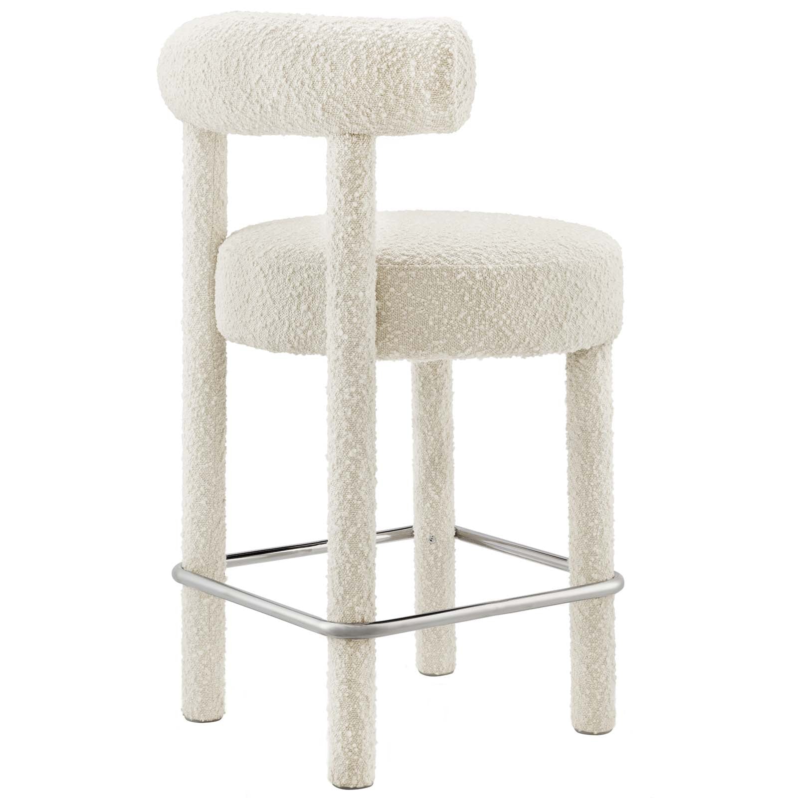 Toulouse Boucle Fabric Counter Stool By Modway - EEI-6383 | Counter Stools | Modishstore - 12