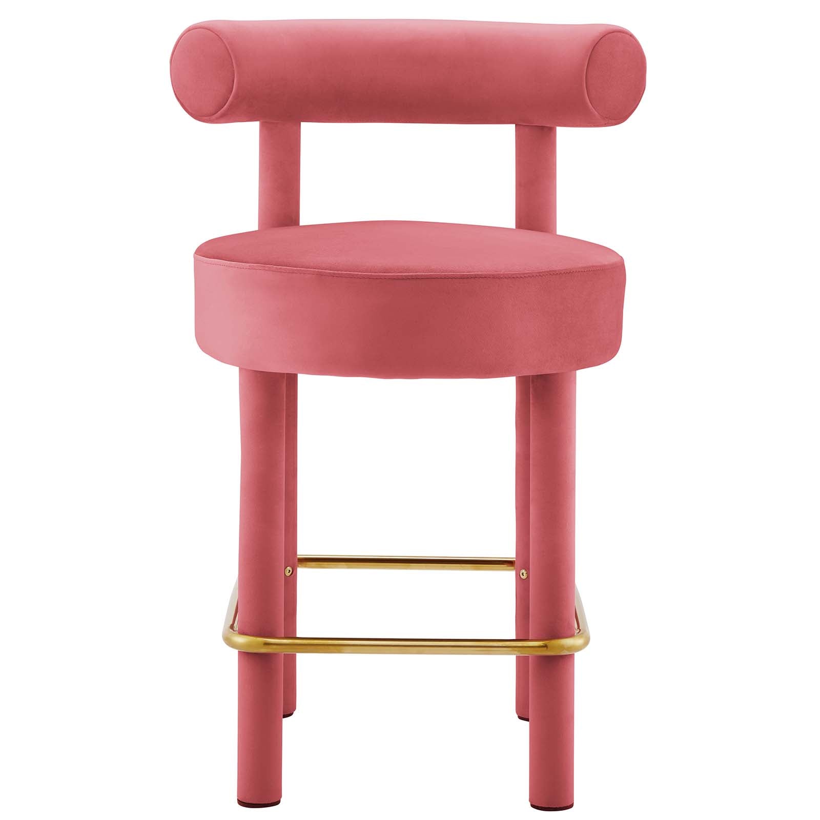 Toulouse Performance Velvet Counter Stool By Modway - EEI-6384 | Counter Stools | Modishstore - 5