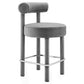 Toulouse Performance Velvet Counter Stool By Modway - EEI-6384 | Counter Stools | Modishstore - 10