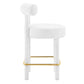 Toulouse Performance Velvet Counter Stool By Modway - EEI-6384 | Counter Stools | Modishstore - 27