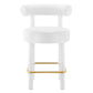 Toulouse Performance Velvet Counter Stool By Modway - EEI-6384 | Counter Stools | Modishstore - 29