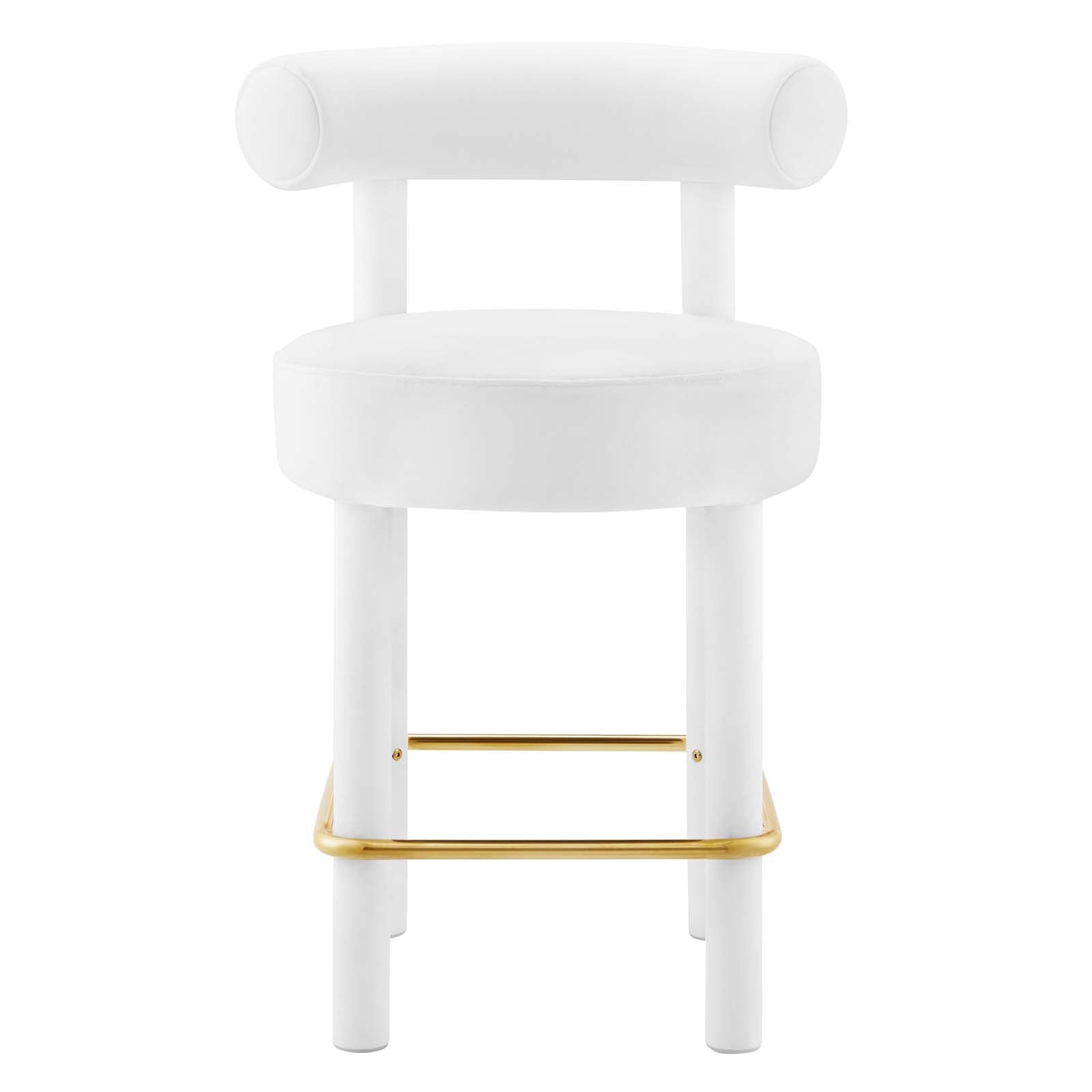 Toulouse Performance Velvet Counter Stool By Modway - EEI-6384 | Counter Stools | Modishstore - 29