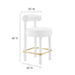 Toulouse Performance Velvet Counter Stool By Modway - EEI-6384 | Counter Stools | Modishstore - 32