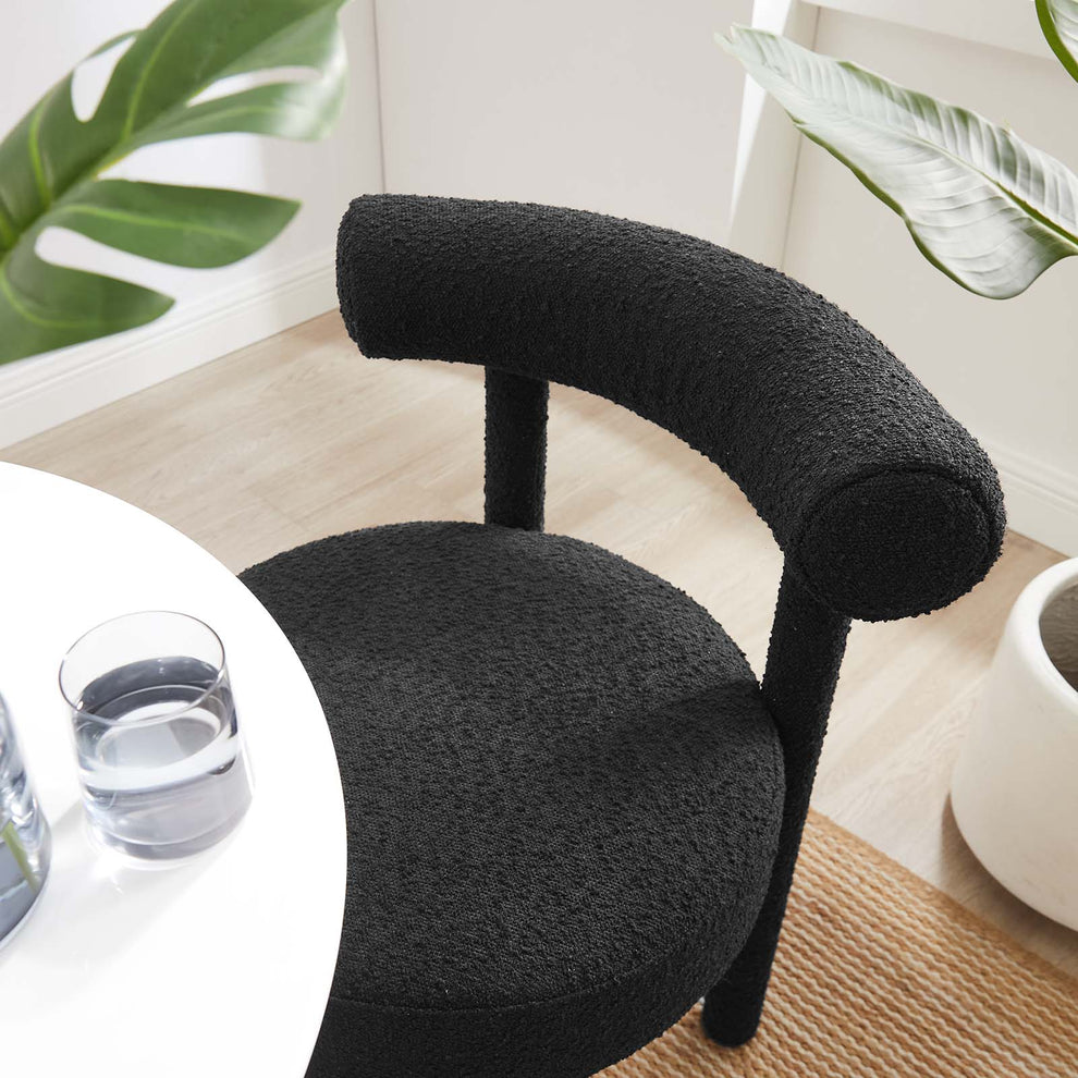 Toulouse Boucle Fabric Dining Chair By Modway - EEI-6387 | Dining Chairs | Modishstore - 1