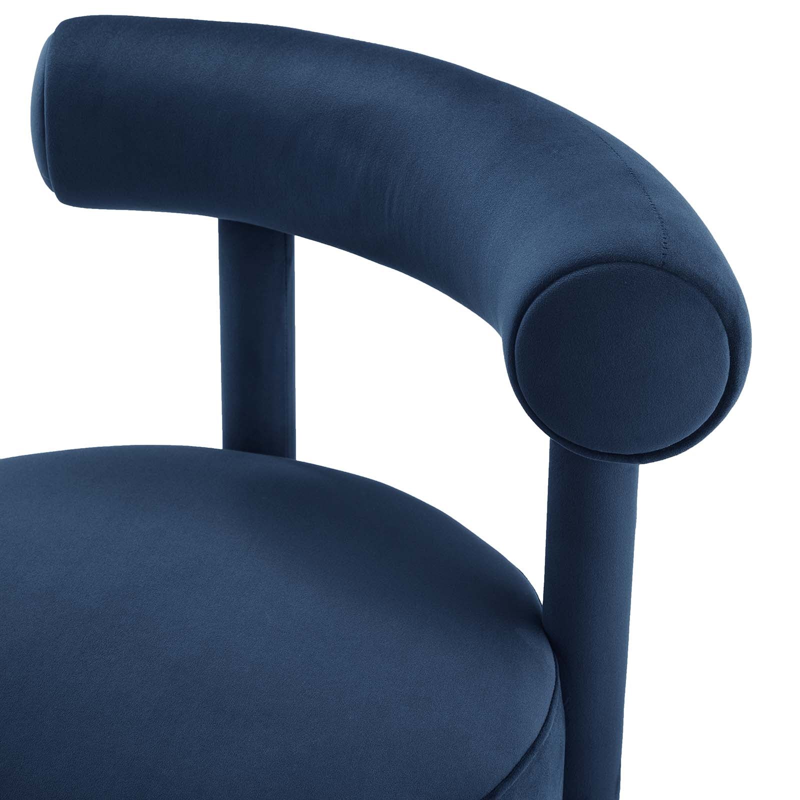 Toulouse Performance Velvet Dining Chair By Modway - EEI-6388 | Dining Chairs | Modishstore - 22