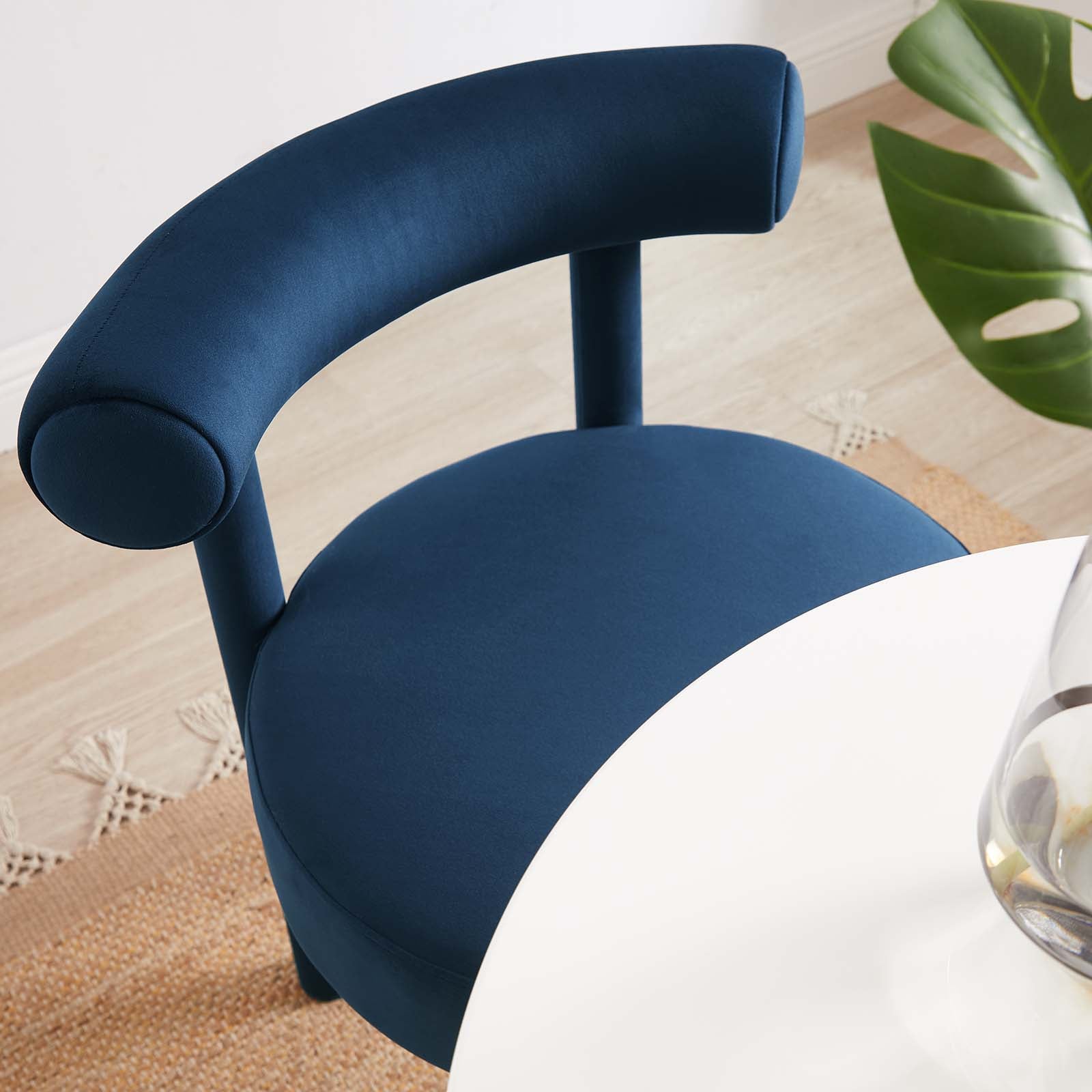 Toulouse Performance Velvet Dining Chair By Modway - EEI-6388 | Dining Chairs | Modishstore - 17
