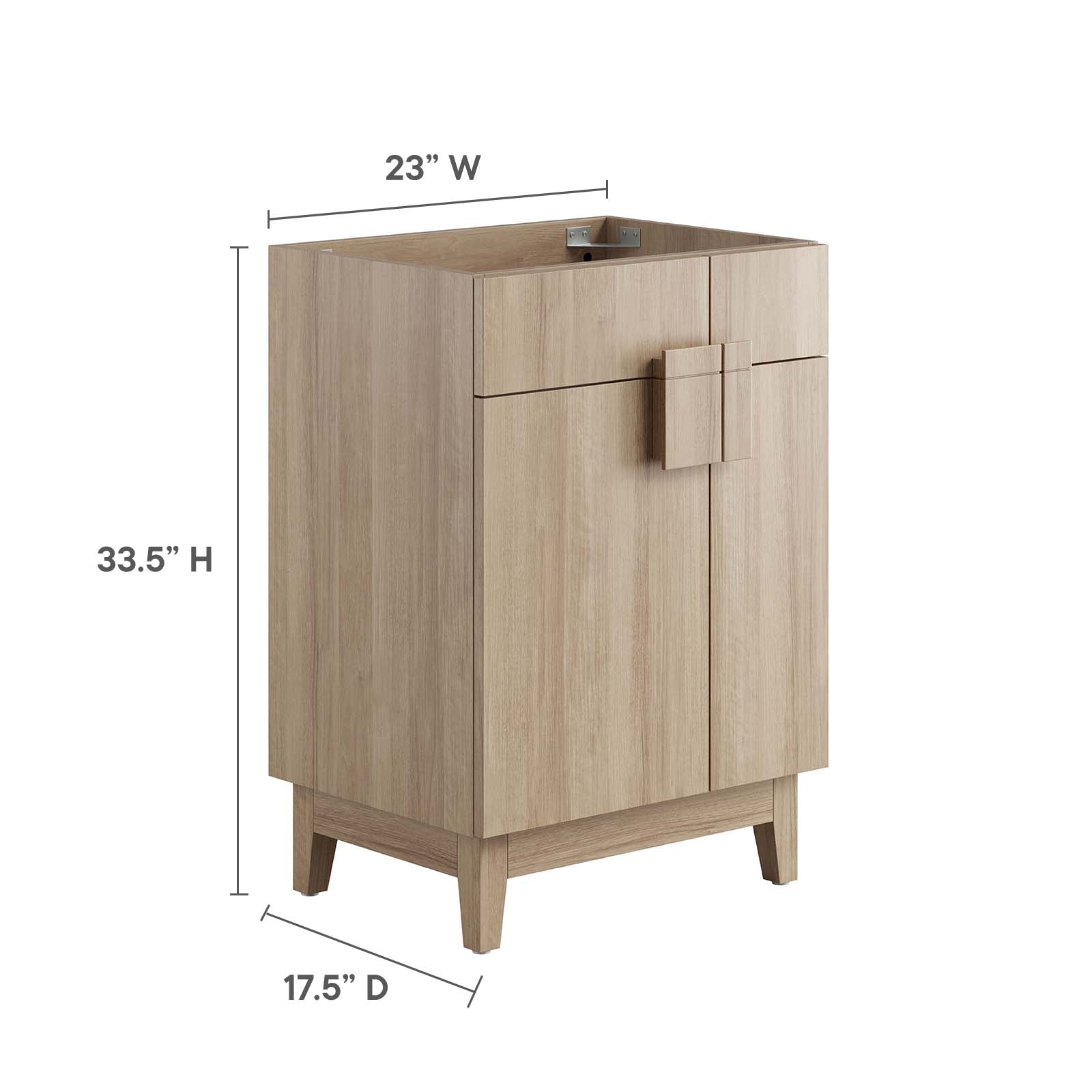 Miles 24” Bathroom Vanity Cabinet (Sink Basin Not Included) By Modway - EEI-6399 | Bathroom Accessories | Modway - 16