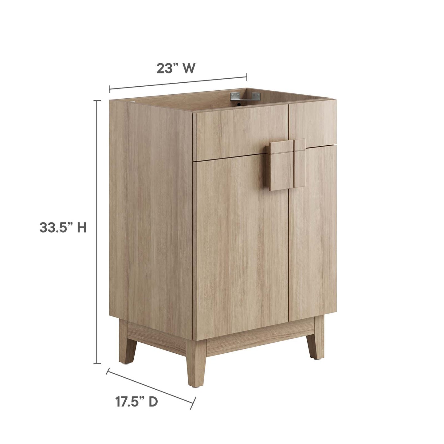 Miles 24” Bathroom Vanity Cabinet (Sink Basin Not Included) By Modway - EEI-6399 | Bathroom Accessories | Modishstore - 16