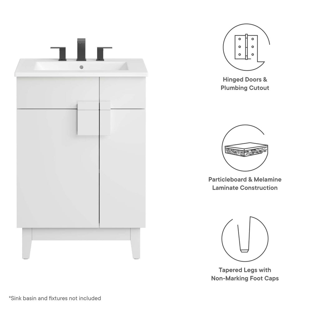 Miles 24” Bathroom Vanity Cabinet (Sink Basin Not Included) By Modway - EEI-6399 | Bathroom Accessories | Modishstore - 31
