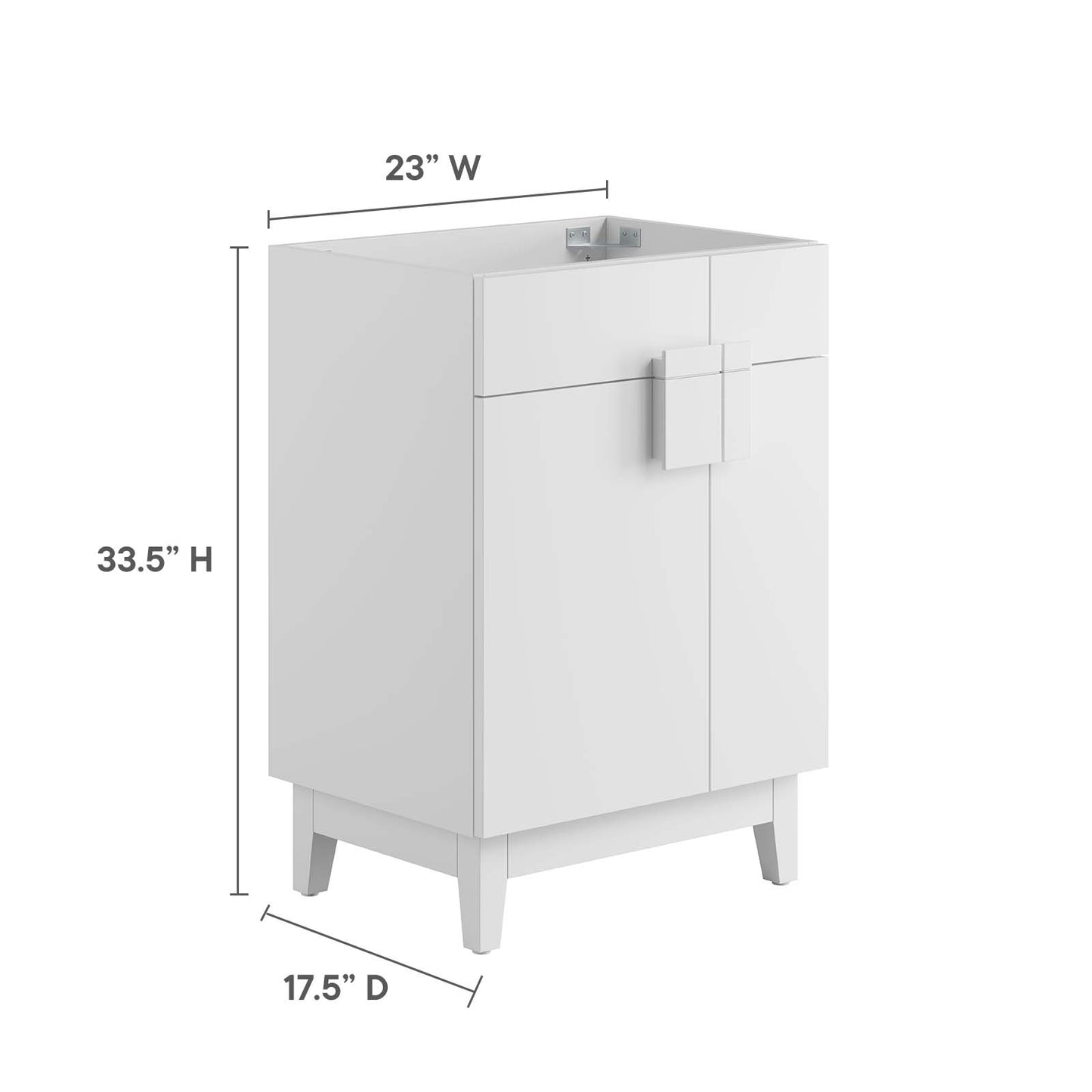 Miles 24” Bathroom Vanity Cabinet (Sink Basin Not Included) By Modway - EEI-6399 | Bathroom Accessories | Modway - 32