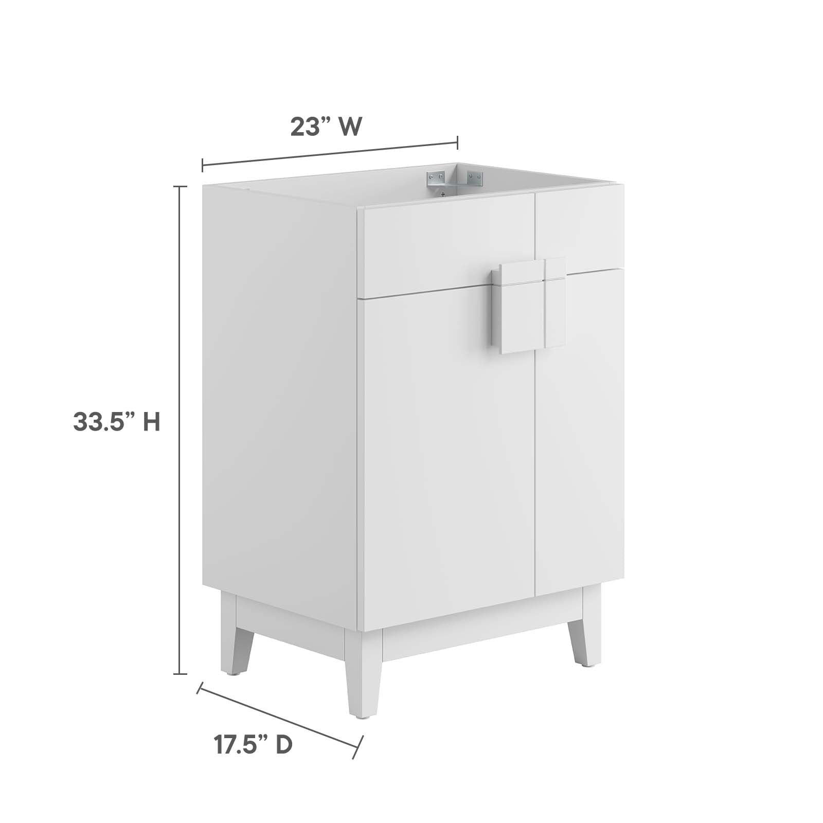Miles 24” Bathroom Vanity Cabinet (Sink Basin Not Included) By Modway - EEI-6399 | Bathroom Accessories | Modway - 32