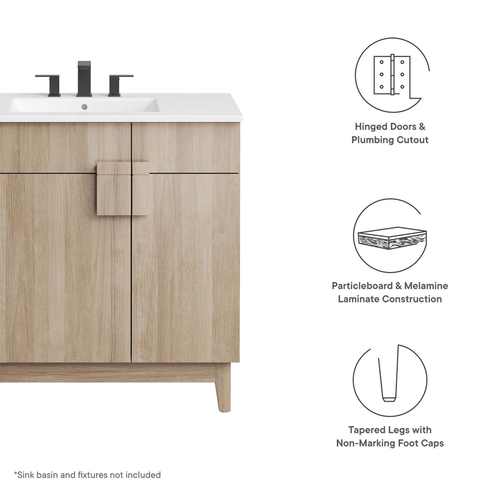 Miles 36” Bathroom Vanity Cabinet (Sink Basin Not Included) By Modway - EEI-6400 | Bathroom Accessories | Modishstore - 15