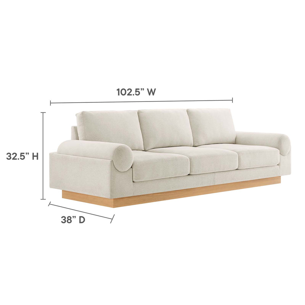 Oasis Upholstered Fabric Sofa By Modway - EEI-6401 | Sofas | Modishstore - 15