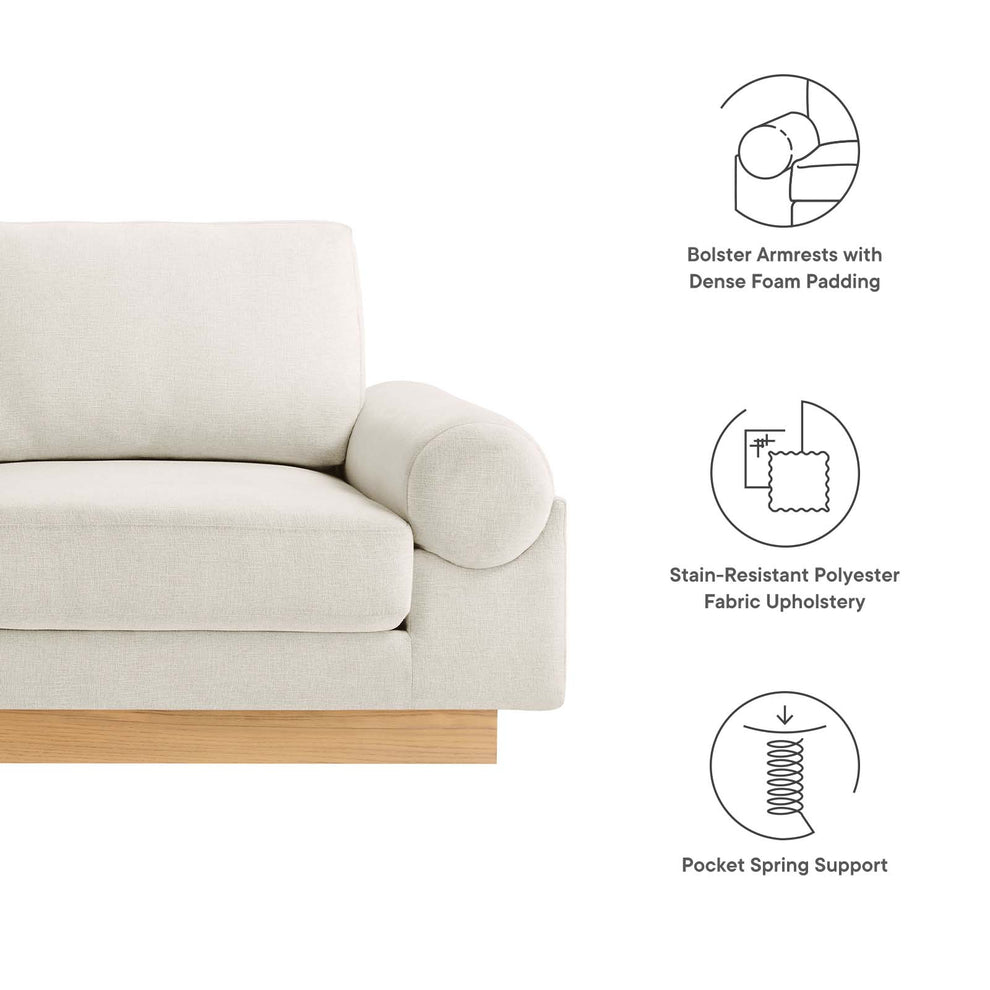 Oasis Upholstered Fabric Sofa By Modway - EEI-6401 | Sofas | Modishstore - 16