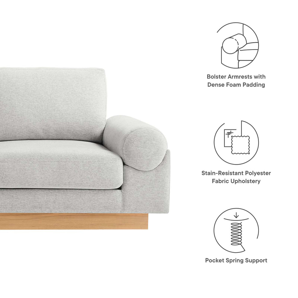 Oasis Upholstered Fabric Sofa By Modway - EEI-6401 | Sofas | Modishstore - 24