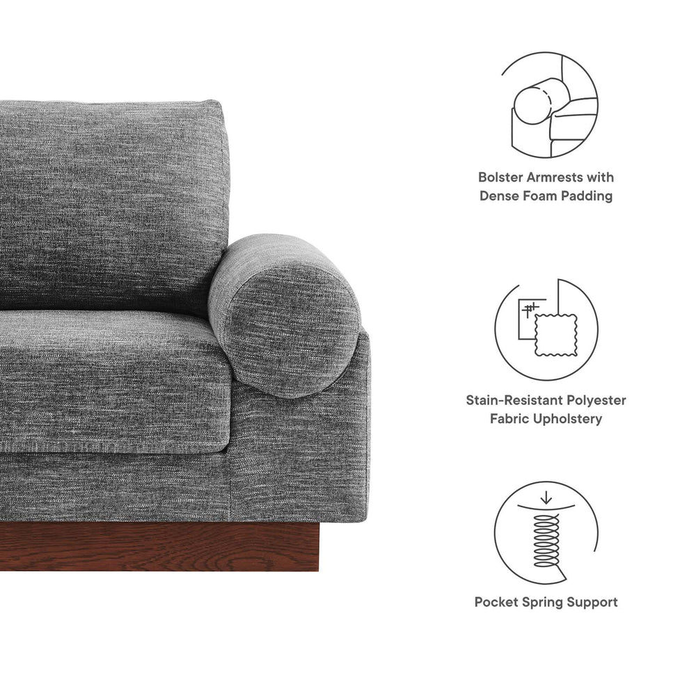 Oasis Upholstered Fabric Armchair By Modway - EEI-6402 | Armchairs | Modishstore - 8