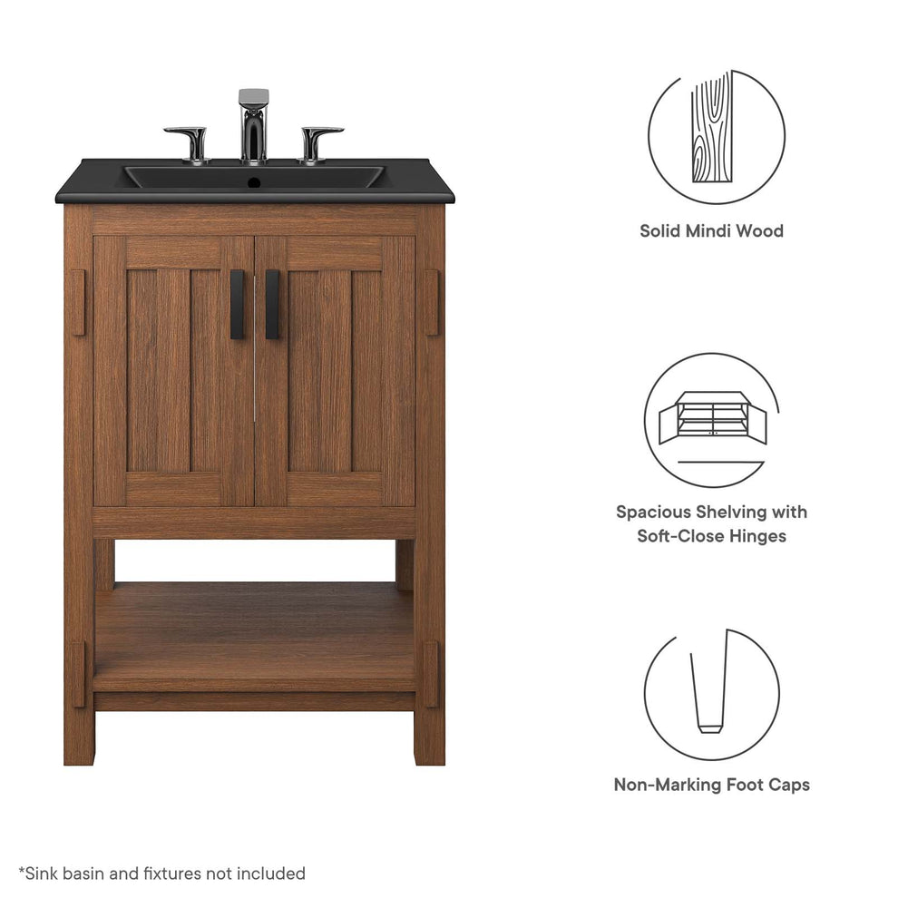 Ashlyn 24” Wood Bathroom Vanity Cabinet (Sink Basin Not Included) By Modway - EEI-6403 | Bathroom Accessories | Modishstore - 7