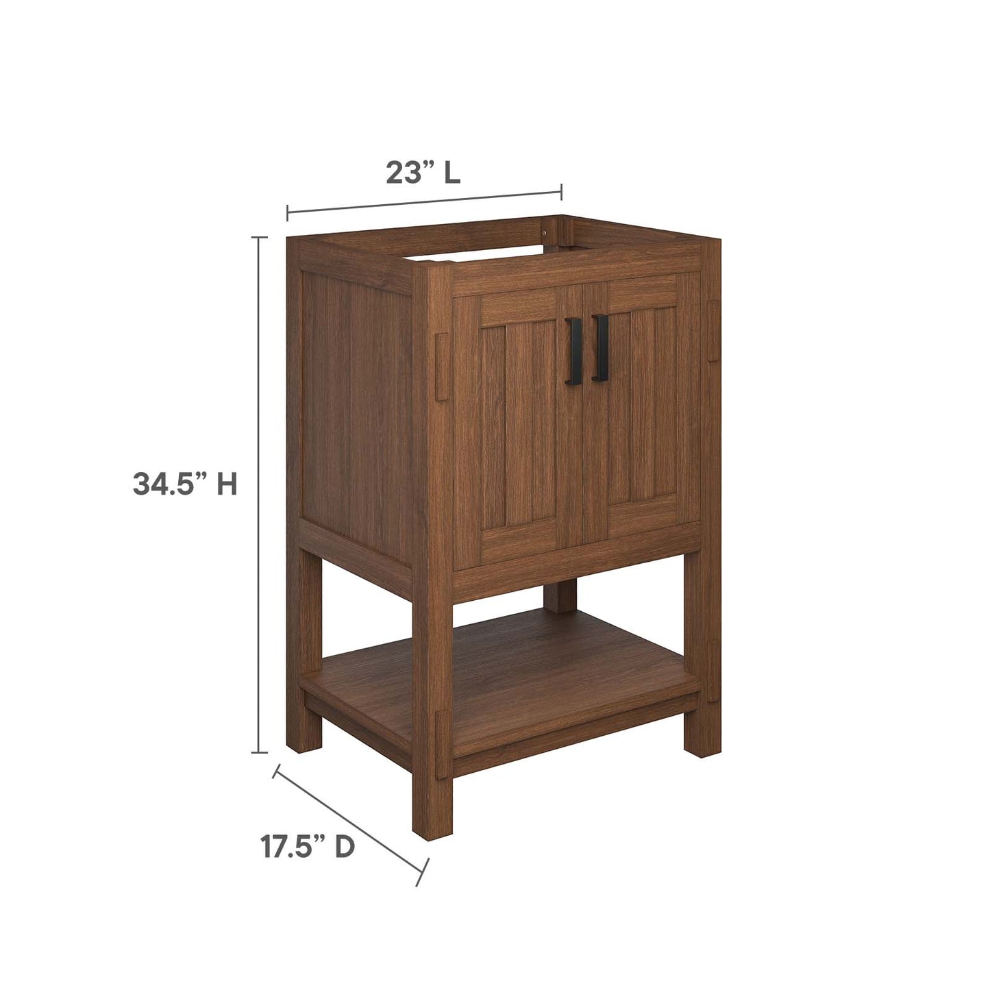 Ashlyn 24” Wood Bathroom Vanity Cabinet (Sink Basin Not Included) By Modway - EEI-6403 | Bathroom Accessories | Modway - 8