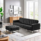 Loft Tufted Vegan Leather Sofa and Ottoman Set By Modway - EEI-6410 | Sofas | Modishstore