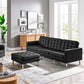 Loft Tufted Vegan Leather Sofa and Ottoman Set By Modway - EEI-6410 | Sofas | Modishstore - 1