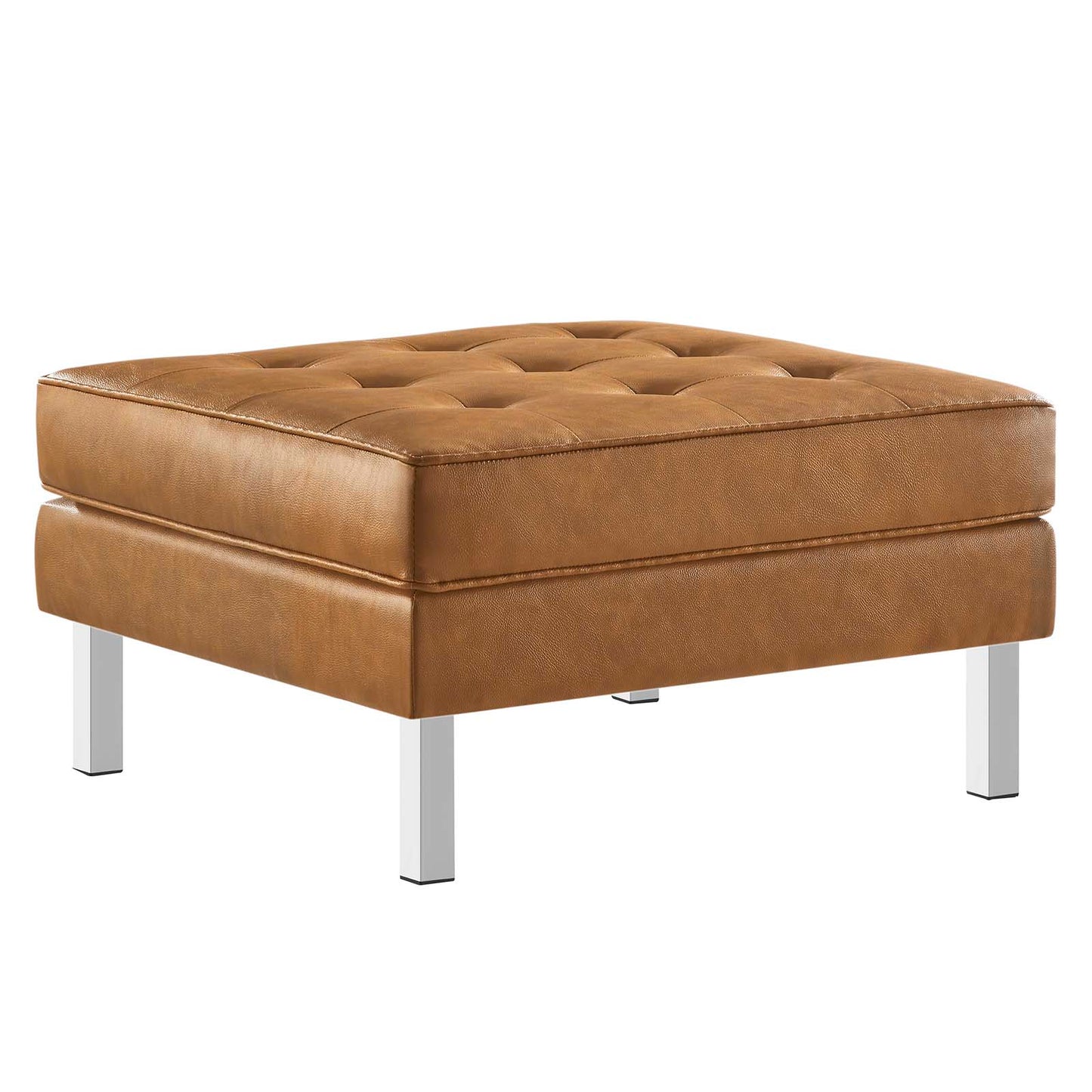 Loft Tufted Vegan Leather Sofa and Ottoman Set By Modway - EEI-6410 | Sofas | Modishstore - 17