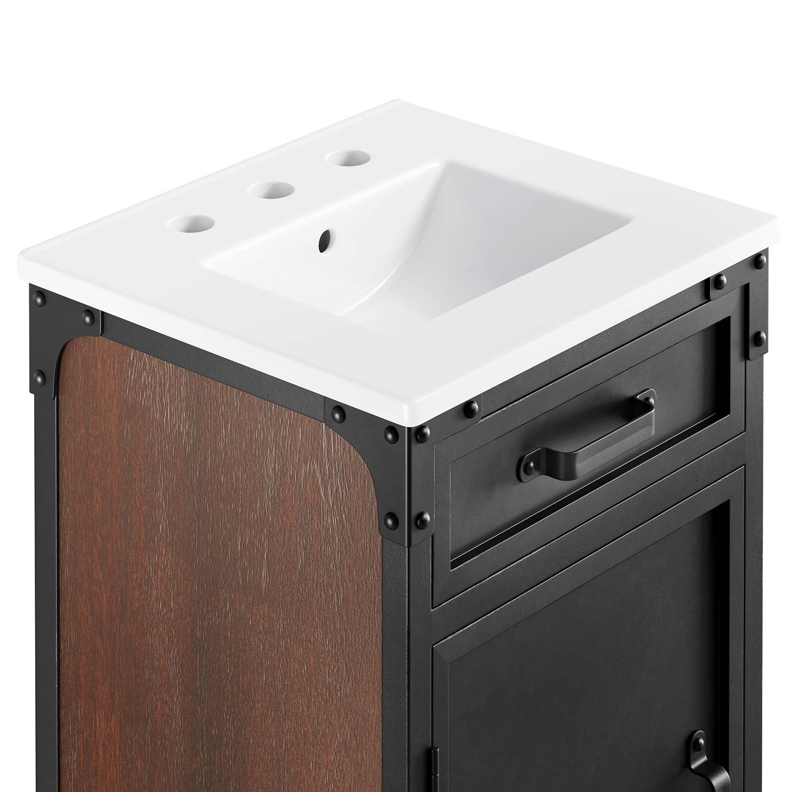 Steamforge 18" Bathroom Vanity By Modway - EEI-6411 | Bathroom Accessories | Modishstore - 4
