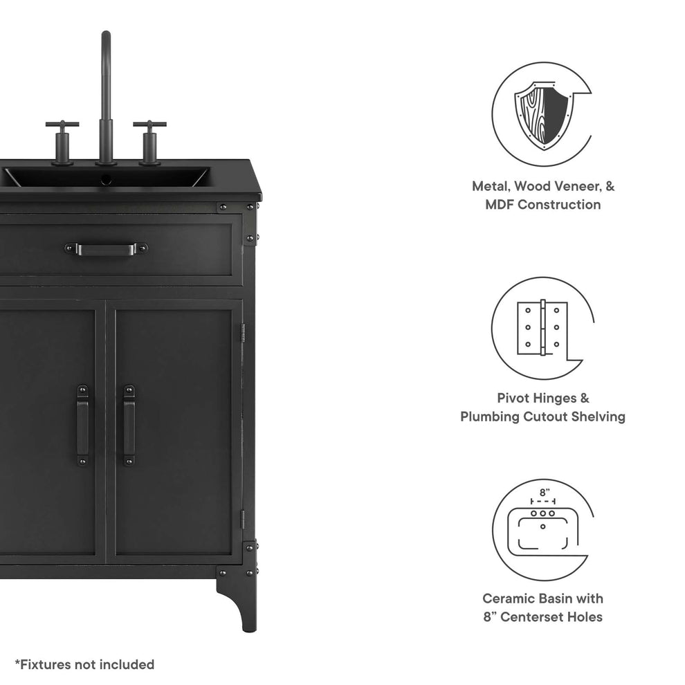 Steamforge 24" Bathroom Vanity By Modway - EEI-6414 | Bathroom Accessories | Modishstore - 6