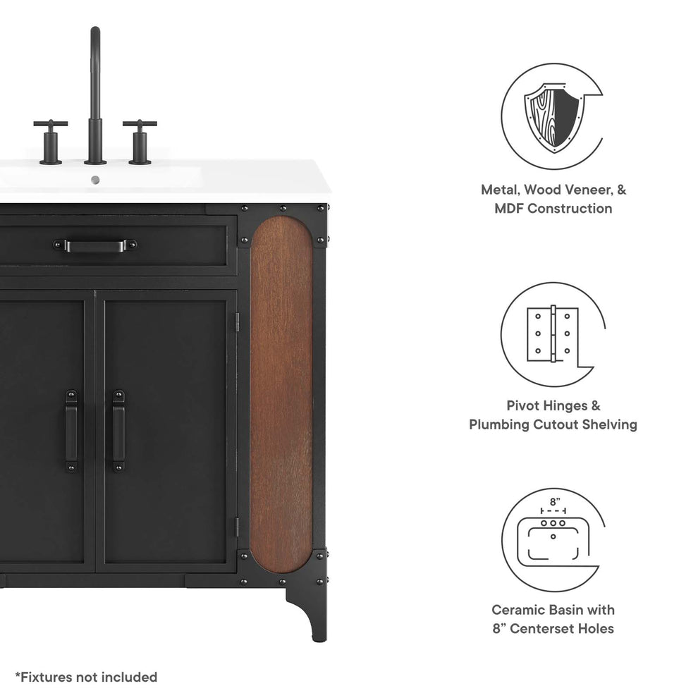 Steamforge 36" Bathroom Vanity By Modway - EEI-6417 | Bathroom Accessories | Modishstore - 6