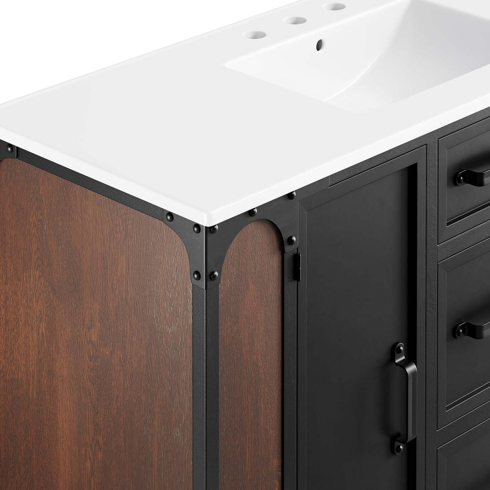 Steamforge 48" Single Sink Bathroom Vanity By Modway - EEI-6419 | Bathroom Accessories | Modishstore - 5