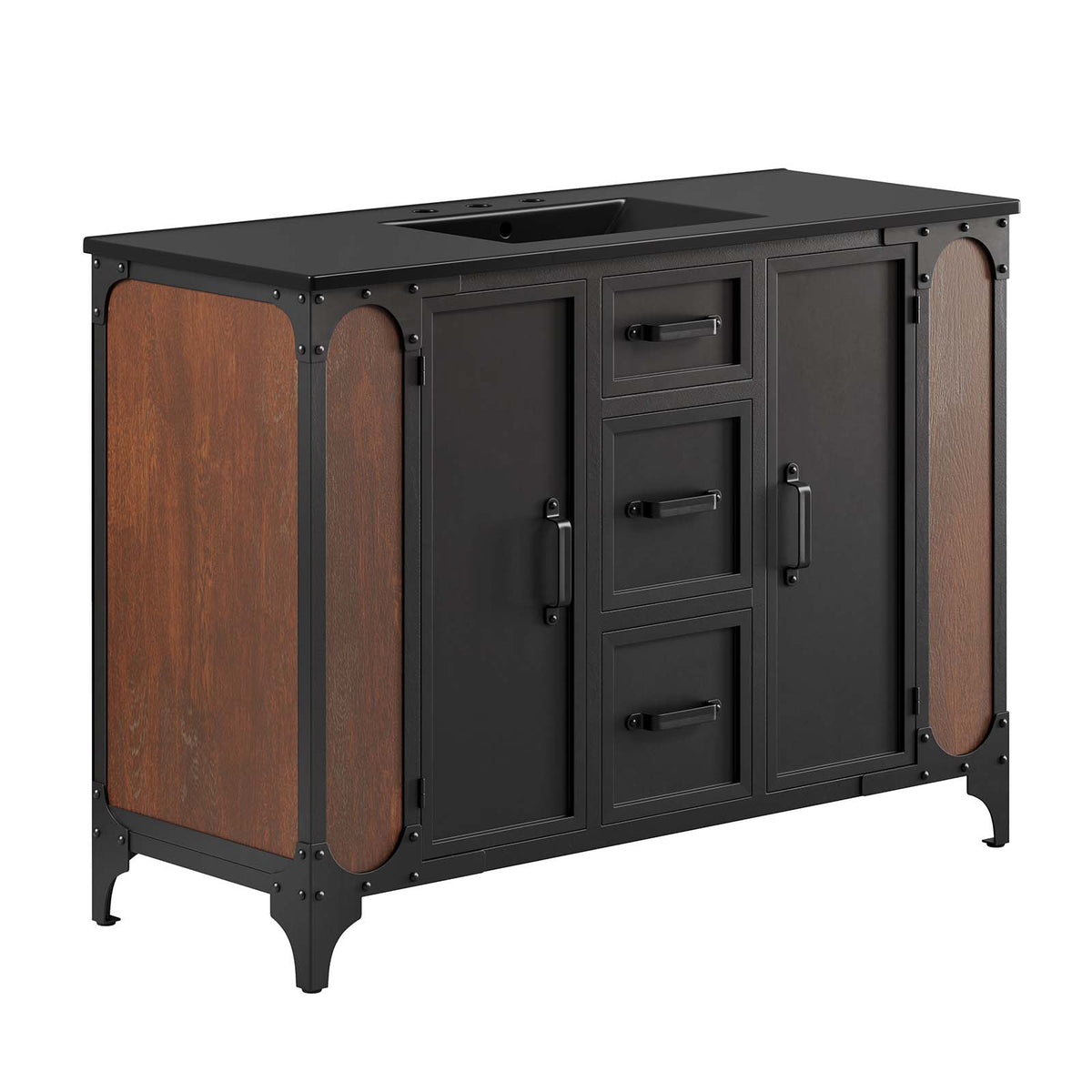 Steamforge 48" Single Sink Bathroom Vanity By Modway - EEI-6420 | Bathroom Accessories | Modishstore - 1