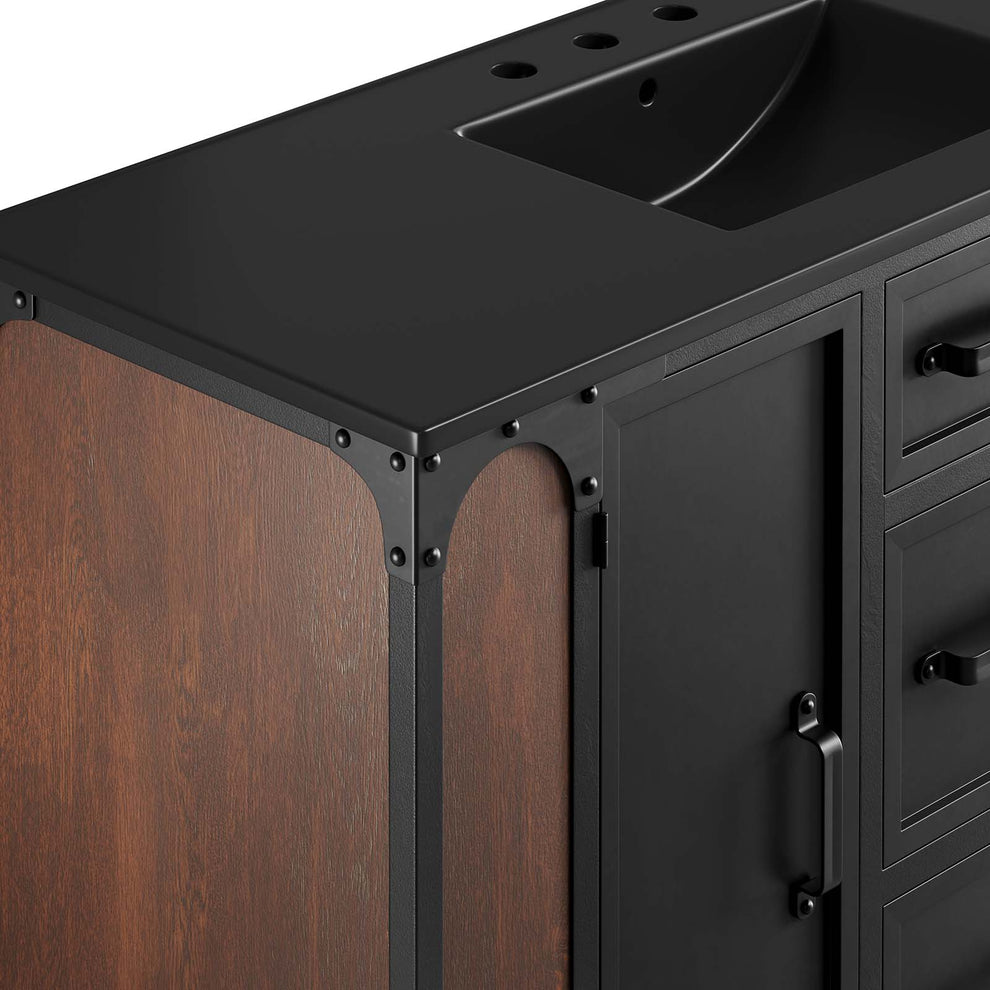 Steamforge 48" Single Sink Bathroom Vanity By Modway - EEI-6420 | Bathroom Accessories | Modishstore - 5